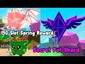 I Hatched Rarest Sakuralord! New Secret Pet Shard! Claimed Spring Reward! - Bubble Gum Simulator