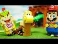 LEGO Super Mario stop motion anime 「LEGO mario discus throw & Koopa Troopa canon」 レゴマリオの円盤投げとノコノコ砲台