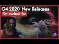 New Game Releases Q4 2020 plus movies I'm excited for
