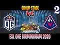 OG (+TOPSON) vs Winstrike Game 2 | Bo3 | Group Stage ESL One Birmingham 2020 | DOTA 2 LIVE