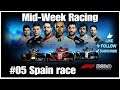 #05 Mid-Week Racing race F1 2018 Spain, PS4PRO, T300RS F1 add-on