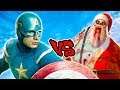 Captain America Vs Zombie Santa - Epic Battle - Left 4 dead 2 Gameplay (Left 4 Dead 2 Avengers Mod)