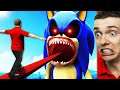 Crossing EVIL SONIC.EXE BRIDGE In GTA 5 (Impossible)