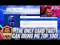 FIFA 19 I GOT THE ONLY CARD IN THE GAME THAT CAN BRING ME TOP 100 REWARDS in FUT CHAMPIONS!