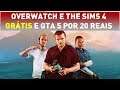 Overwatch e The Sims 4 GRÁTIS e GTA 5 por 20 REAIS