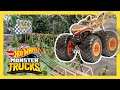 MONSTER TRUCKS vs CARS FACEOFF😰😱 | Monster Trucks | @HotWheels