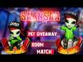 💎FREEFIRE Custom Room Match |Freefire Pet rewards 💎 Teamcode Redeem| Saansaa Gaming
