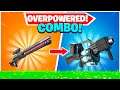 *NEW* The MOST OVERPOWERED Weapon Combo In Fortnite EVER?! (Rail Gun And Recon Scanner)