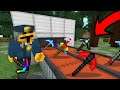 Minecraft EXTREME PICKAXE PRISON BREAK MOD / SAVING OUR ZOMBIE FROM POLICE OFFICERS!! Minecraft Mods