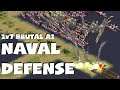 Red Alert 2 - Naval Defense!  - 1v7 Brutal Ai