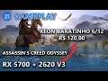 RX 5700 + Xeon E5-2620 V3 - Assassin's Creed Odyssey em 1080p e 1440p