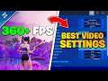 The BEST Fortnite IN GAME Video Settings! - Resolution, HUD Scale, Rendering Mode & More!