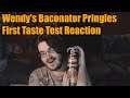 Wendy's Baconator Pringles First Taste Test Reaction