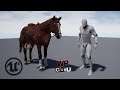 Checking out MalberS Horse Anim Set in Unreal Engine - 3D Shenanigans #3.07