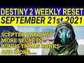 Destiny 2 Weekly Reset September 21st, 2021-Crucible, More Secrets, Bonus Trials Ranks, Trials labs