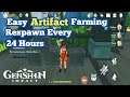 Easy Daily Artifact Farming Locations [No Resin] Genshin Impact