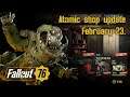 Fallout76 Weekly Atomic shop UPDATE - New Power Armor skin and MORE!