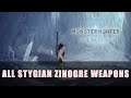 MHW Iceborne: All Stygian Zinogre Weapons