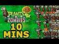 Plants vs Zombies All Levels In 10 Minutes