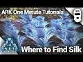 WHERE TO FIND SILK IN ARK GENESIS! VERY EASY LOCATION! Ark: Survival Evolved [One Minute Tutorials]