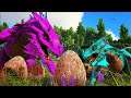 A Mamãe Dragão Super Protetora Cuidou de Mim! - Dinossauros Ark Survival Evolved (PT/BR)