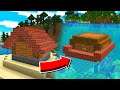 Am Facut O Casa Care Inoata in Minecraft