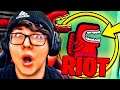 AMONG US PERO ME CONVIERTO EN RIOT el IMPOSTOR GIGANTE 😱😰