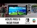 ASUS ROG 5 EGG NS emulator Snapdragon 888 gaming test Switch games on Android/Fastest gamer phone!