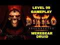 Diablo 2 Resurrected - Level 99 Werebear Maul Druid - Andariel / Tristram Hell Dif - 3440x1440
