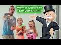 Last to Grab the Cash Wins $20,000!!! Monopoly Money Game in Real Life!