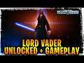 LORD VADER UNLOCKED + GAMEPLAY INITIAL TESTING - Massive Rey Counter - Was His Power Overestimated?
