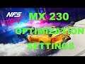 Nvidia MX 230 Need For Speed Optimization Settings
