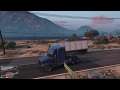 Random Tractor Trailer Glitch ( GHOST RIDING TRAILER ) Grand Theft Auto V