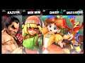 Super Smash Bros Ultimate Amiibo Fights – Kazuya & Co #339 Kazuya v Min Min v Daisy v Banjo