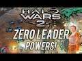 Zero Leader Powers Used | Halo Wars 2 Multiplayer