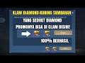 BURUAN CLAM! 15000 PROMO DIAMOND TAMBAHAN YANG SEDIKIT DIAMOND KUNINGNYA BISA CLAM SEKARANG!