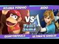 TAMISUMA 169 SSBU - Kojika Yoshio (Diddy Kong) Vs. Rido (Link) Smash Ultimate Quarterfinals