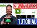 The Best Zip / 7Z archive app for Android: ZArchiver (How to / Tutorial)