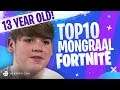 "13 Year Old Fortnite Superstar" - Top 10 Mongraal Moments