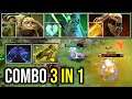COMBO 3 IN 1..!! Aghanim Scepter Pudge Combo with Lifesteale + Necrophos by Goodwin 7.24 | Dota 2