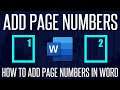 How to Add Page Numbers in Microsoft Word