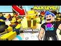 I GOT ALL MAX LEVEL TROOPS AND BECAME OP IN TOWER DEFENCE SIMULATOR!! (Roblox)