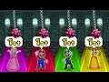 Mario Party 9 MiniGames - Mario Vs Peach Vs Daisy Vs Luigi (Master Cpu)