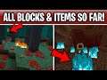 Minecraft 1.16 Nether Update All Blocks & Items So FAR! Blue Fire, Vines +Mushrooms!