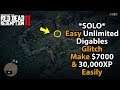 *SOLO* Easy Unlimited Digables Glitch Make $7,000 & 30,000 Xp in Red Dead Online