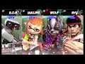 Super Smash Bros Ultimate Amiibo Fights – Request #16919 ROB vs Inkling vs Wolf vs Ryu