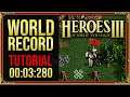[World Record] Heroes 3 #Speedrun - Tutorial 00:03:280