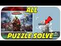 All Gale Sanctum Puzzle Answer key Minecraft Dungeons | DLC: Howling Peaks |