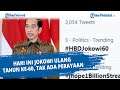 Hari Ini Jokowi Ulang Tahun Ke 60, Tak Ada Perayaan