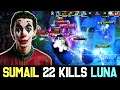 SumaiL Luna + IO COMBO 22 KILLS vs B8 (GAME1) - BEYOND EPIC DOTA 2